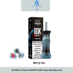 Al Fakher E Hose X 60000 Puffs Crown Bar Berry Ice