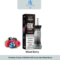 Al Fakher E Hose X 60000 Puffs Crown Bar Mixed Berry