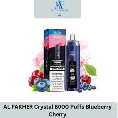 AL FAKHER Crystal 8000 Puffs Blueberry Cherry