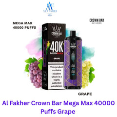 Al Fakher Crown Bar Mega Max 40000 Puffs Grape