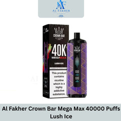 Al Fakher Crown Bar Mega Max 40000 Puffs Lush Ice