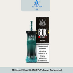 Al Fakher E Hose X 60000 Puffs Crown Bar Menthol