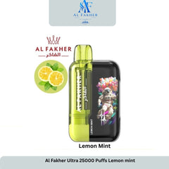 Al Fakher Ultra 25000 Puffs Lemon mint