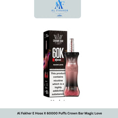Al Fakher E Hose X 60000 Puffs Crown Bar Magic Love