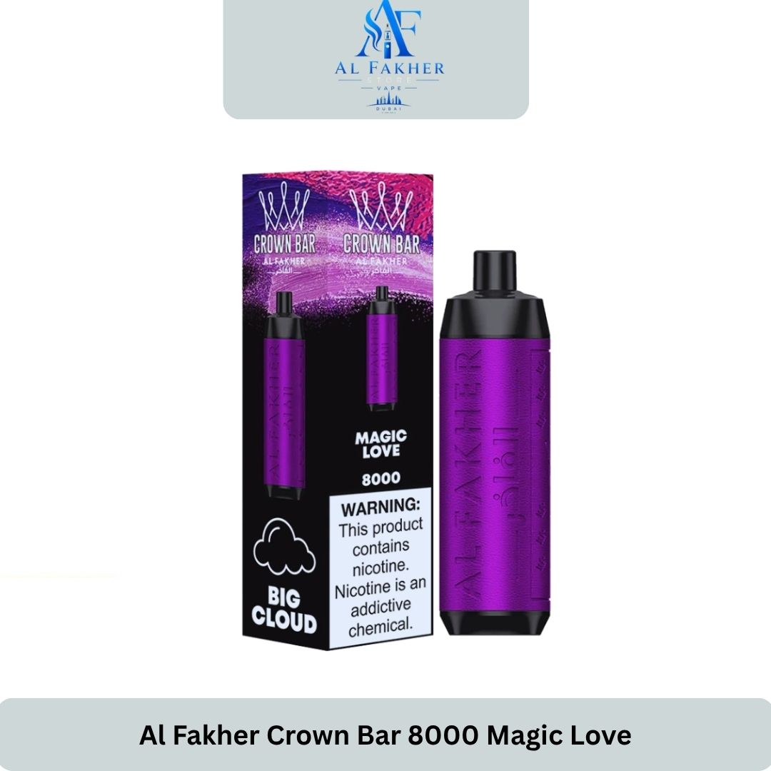 Al Fakher Crown Bar 8000 Puffs Magic Love