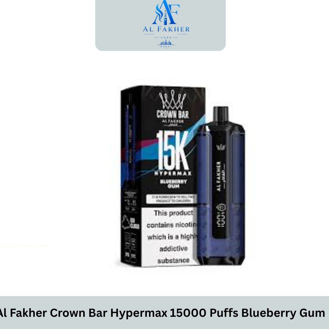 Al Fakher Crown Bar Hypermax 15000 Puffs Blue Razz Lemonade (Copy)