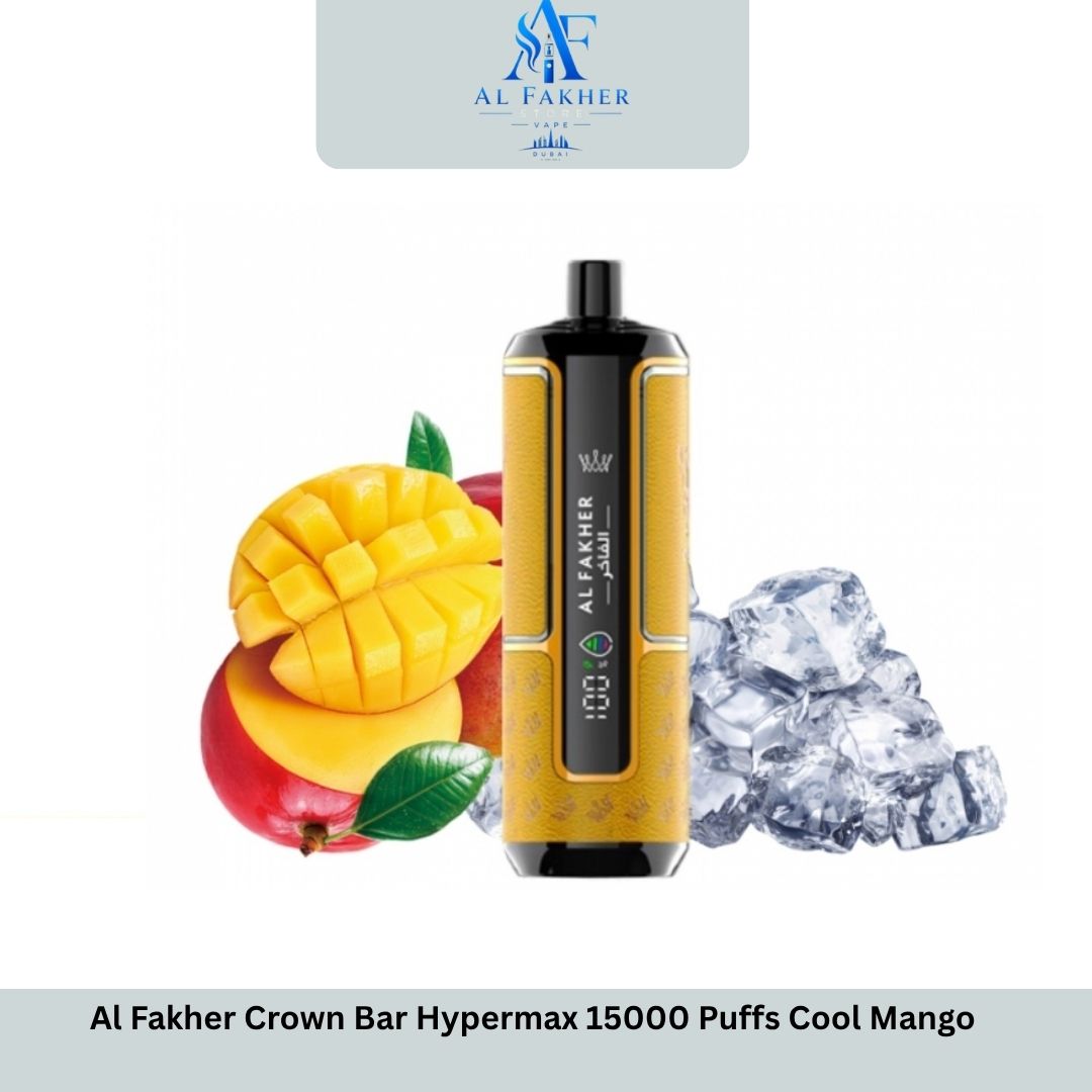 Al Fakher Crown Bar Hypermax 15000 Puffs Cool Mango
