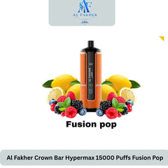 Al Fakher Crown Bar Hypermax 15000 Puffs Fusion Pop
