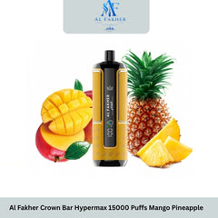 Al Fakher Crown Bar Hypermax 15000 Puffs Mango Pineapple