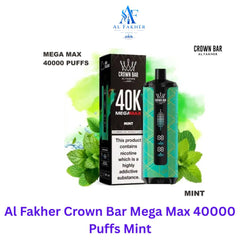 Al Fakher Crown Bar Mega Max 40000 Puffs Mint