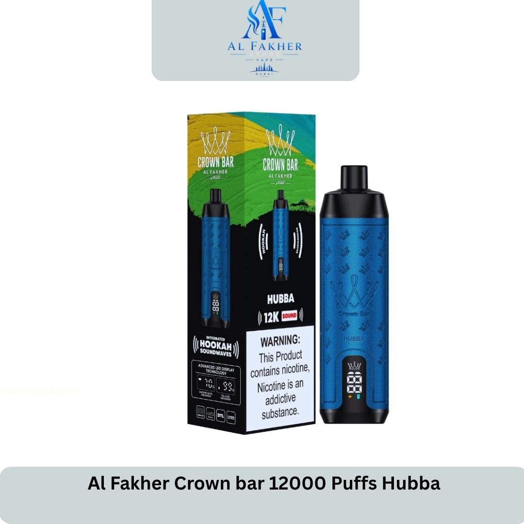 Al Fakher Crown bar 12000 Puffs Hubba