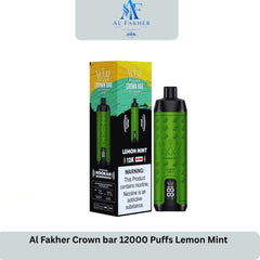 Al Fakher Crown bar 12000 Puffs Lemon Mint