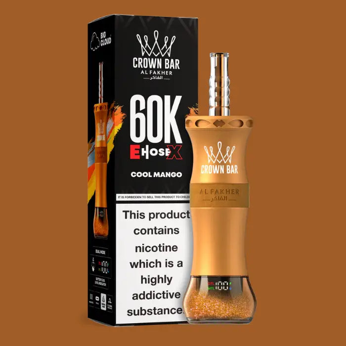 Al Fakher E Hose X 60000 Puffs Crown Bar Cool Mango
