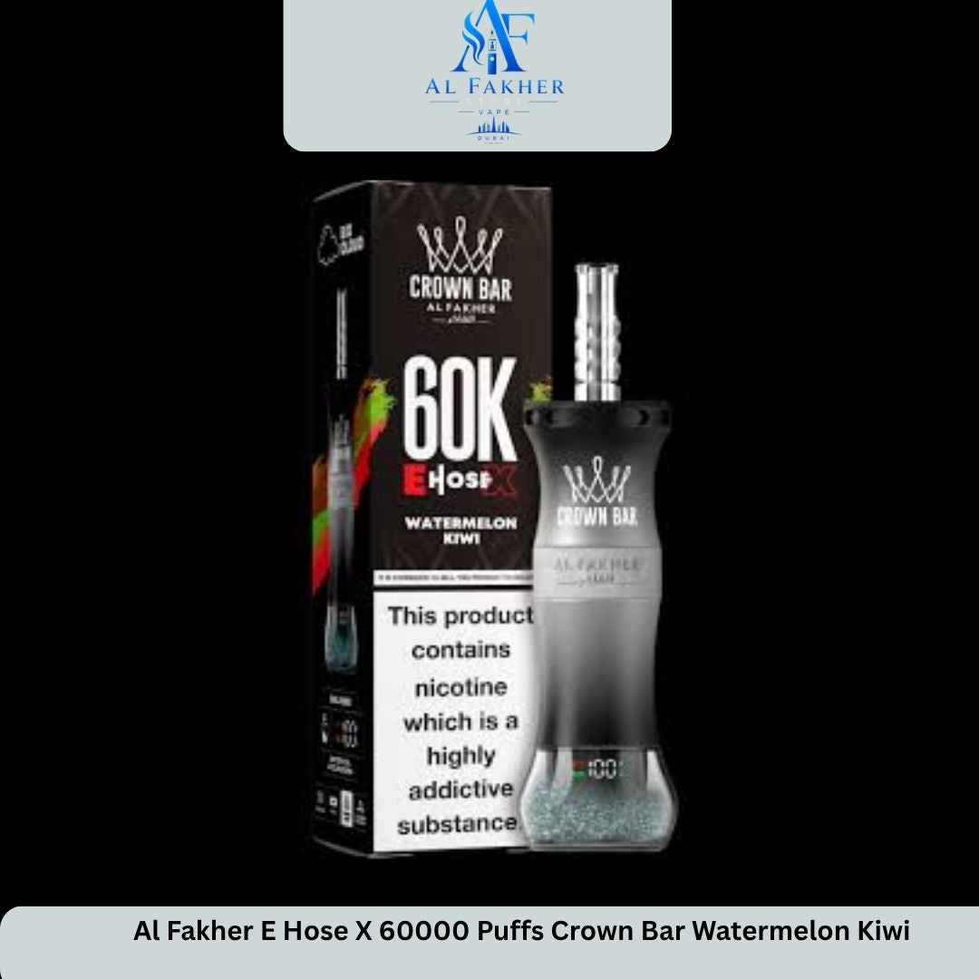 Al Fakher E Hose X 60000 Puffs Crown Bar Watermelon Kiwi