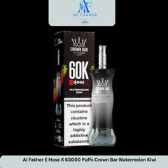 Al Fakher E Hose X 60000 Puffs Crown Bar Watermelon Kiwi