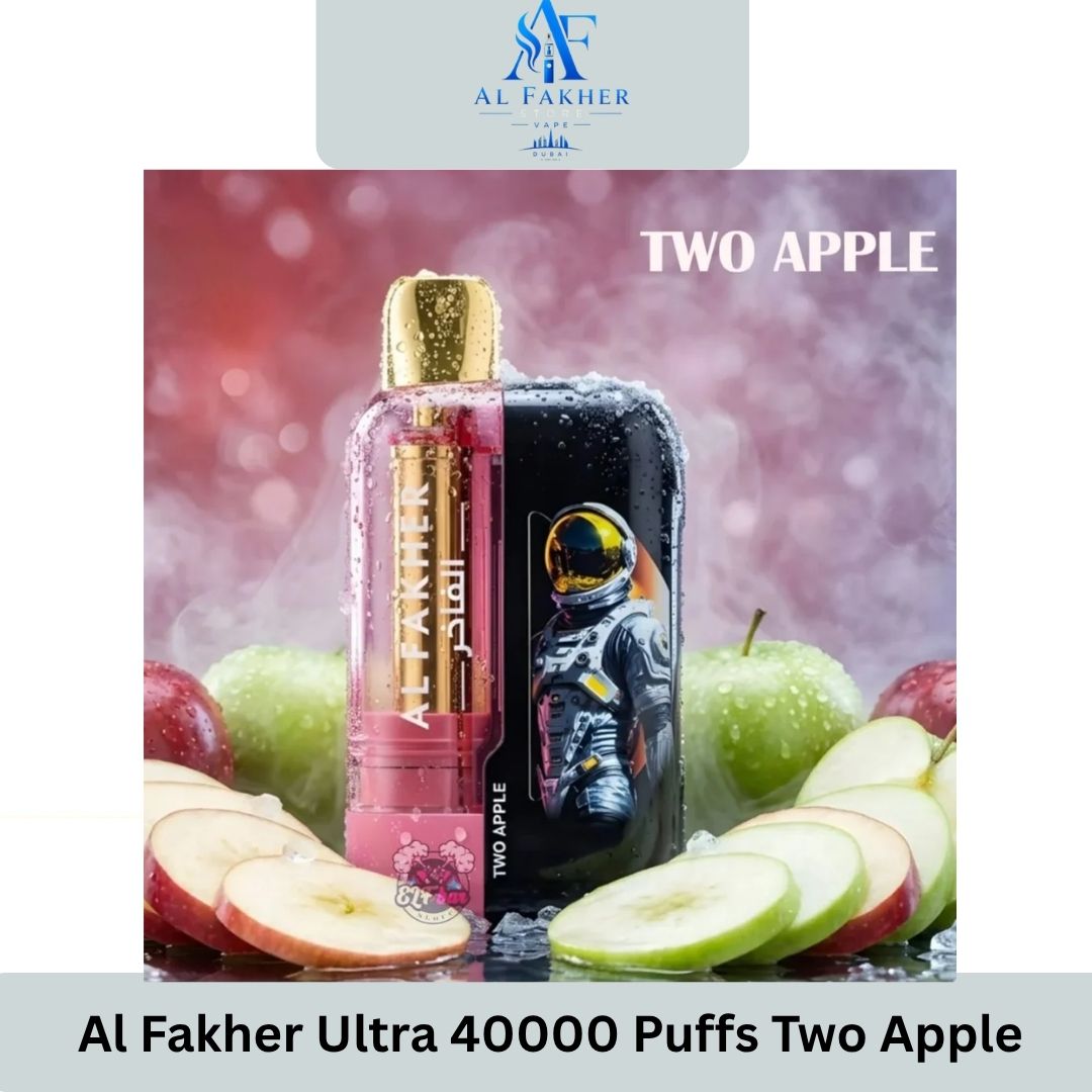 Al Fakher Ultra 40000 Puffs Two Apple