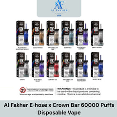 Al Fakher E-hose x Crown Bar 60000 Puffs Disposable Vape