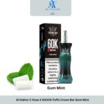 Al Fakher E Hose X 60000 Puffs Crown Bar Gum Mint