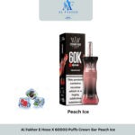 Al Fakher E Hose X 60000 Puffs Crown Bar Peach Ice