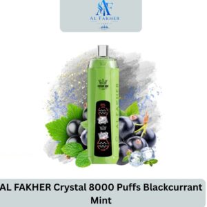 AL FAKHER Crystal 8000 Puffs Blackcurrant Mint