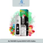 AL FAKHER Crystal 8000 Puffs Hubba