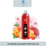 AL FAKHER Crystal 8000 Puffs Peach Ice
