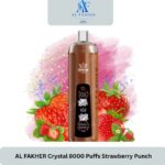 AL FAKHER Crystal 8000 Puffs Strawberry Punch