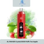 AL FAKHER Crystal 8000 Puffs Two Apple