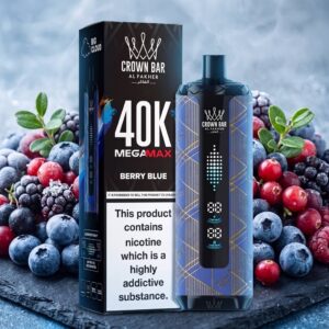 Al Fakher Crown Bar Mega Max 40000 Puffs Berry Blue