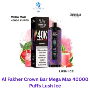 Al Fakher Crown Bar Mega Max 40000 Puffs Luch Ice