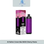 Al Fakher Crown Bar 8000 Puffs Cherry Fiesta