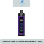 Al Fakher Crown Bar 8000 Puffs Watermelon Cherry