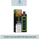 Al Fakher Crown Bar 8000 Puffs Watermelon Kiwi