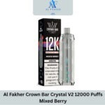 Al Fakher Crown Bar Crystal V2 12000 Puffs Mixed Berry