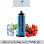 Al Fakher Crown Bar Hypermax 15000 Puffs Berry Ice