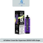 Al Fakher Crown Bar Hypermax 15000 Puffs Grape