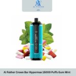 Al Fakher Crown Bar Hypermax 15000 Puffs Gum Mint