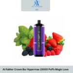 Al Fakher Crown Bar Hypermax 15000 Puffs Magic Love