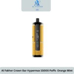 Al Fakher Crown Bar Hypermax 15000 Puffs Orange Mint