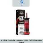 Al Fakher Crown Bar Hypermax 15000 Puffs Watermelon Cherry