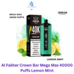 Al Fakher Crown Bar Mega Max 40000 Puffs Lemon Mint