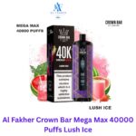 Al Fakher Crown Bar Mega Max 40000 Puffs Luch Ice