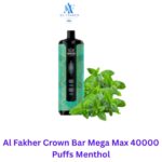Al Fakher Crown Bar Mega Max 40000 Puffs Menthol