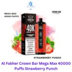 Al Fakher Crown Bar Mega Max 40000 Puffs Strawberry Punch