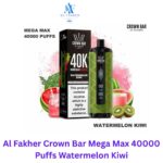 Al Fakher Crown Bar Mega Max 40000 Puffs Watermelon Kiwi