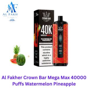 Al Fakher Crown Bar Mega Max 40000 Puffs Watermelon Pineapple