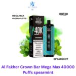Al Fakher Crown Bar Mega Max 40000 Puffs Spearmint