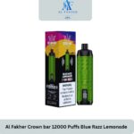 Al Fakher Crown bar 12000 Puffs Blue Razz Lemonade
