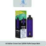 Al Fakher Crown bar 12000 Puffs Grape Mint