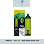 Al Fakher Crown bar 12000 Puffs Lemon Lime